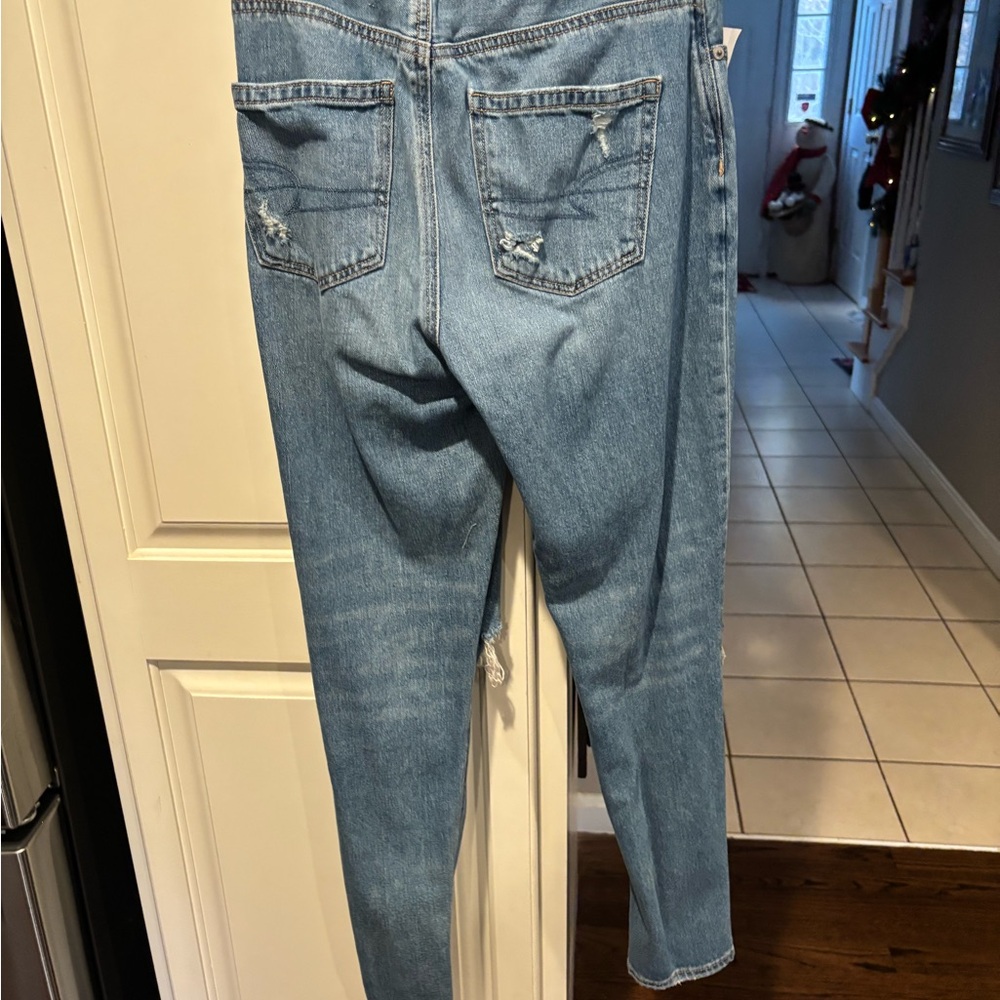 American Eagle Outfitters Light Blue Straight Leg Jeans